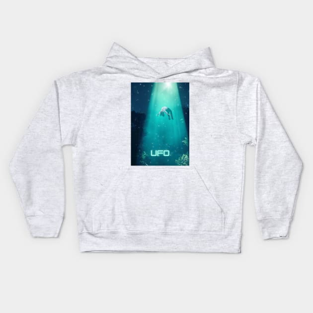 UFO Kids Hoodie by VKArt